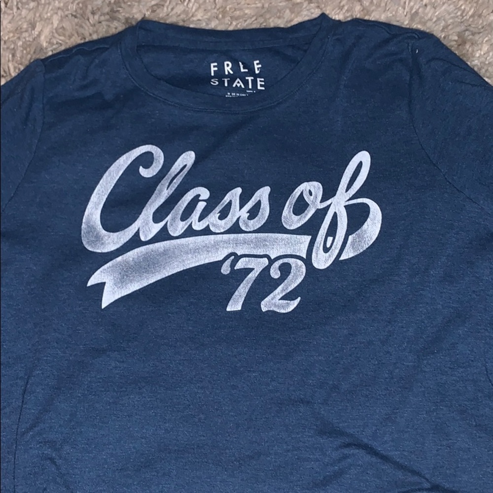 Cropped ‘class of 72’ T-shirt